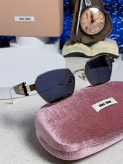MIUMIU 26S SQUARE FRAME IN METAL 443325