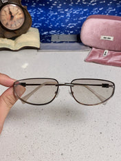 MIUMIU 26S RECTANGULAR FRAME IN METAL 426396