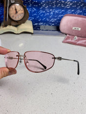 MIUMIU 26S RECTANGULAR FRAME IN METAL 426397