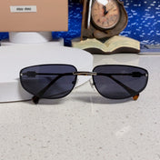 MIUMIU 26S RECTANGULAR FRAME IN METAL 426399