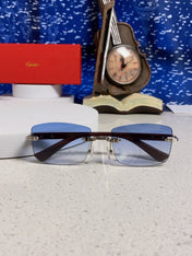 CARTIER 26S RIMLESS FRAME IN METAL 439582