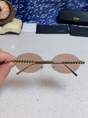 CARTIER 26S OVAL FRAME IN METAL 434040