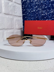 CARTIER 26S OVAL FRAME IN METAL 434040