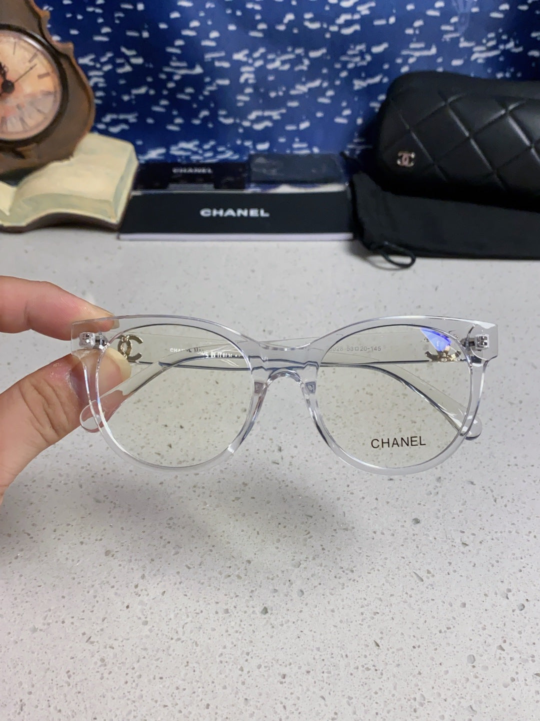 CHANEL 26S CAT EYE FRAME IN ACETATE 402944