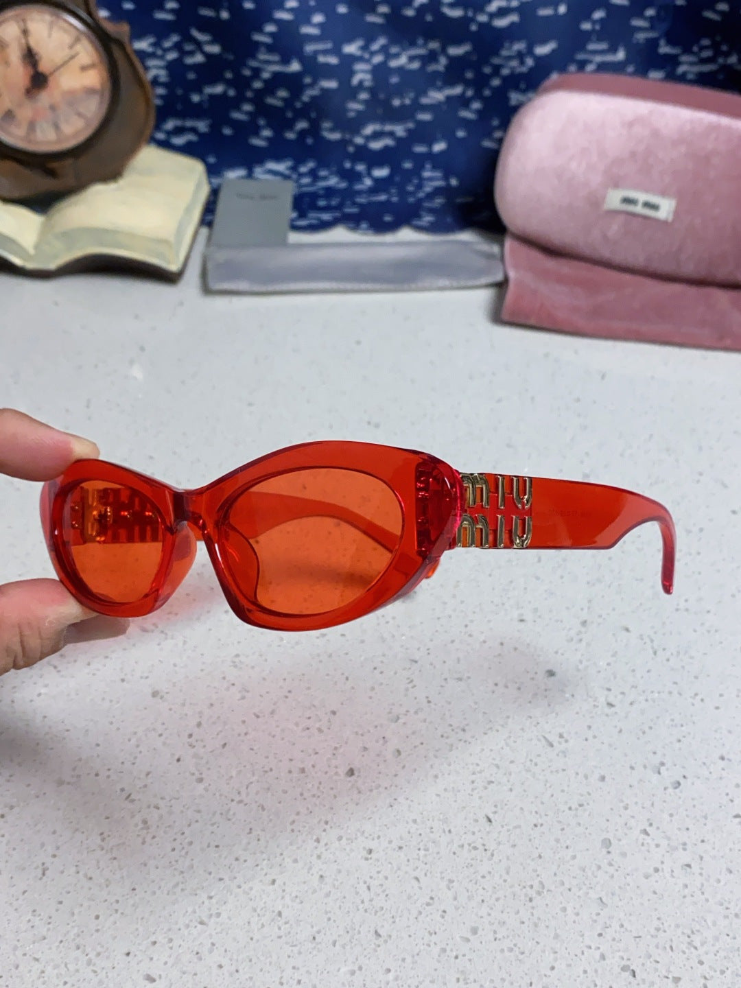 MIUMIU 26S CAT EYE FRAME IN ACETATE 411945