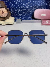MIUMIU 26S SQUARE GEOMETRIC FRAME IN METAL 445240