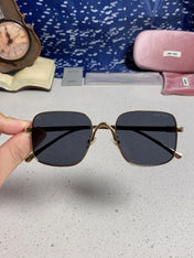 MIUMIU 26S SQUARE GEOMETRIC FRAME IN METAL 445243