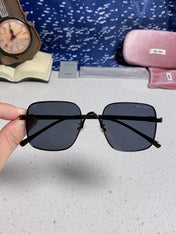 MIUMIU 26S SQUARE GEOMETRIC FRAME IN METAL 445244