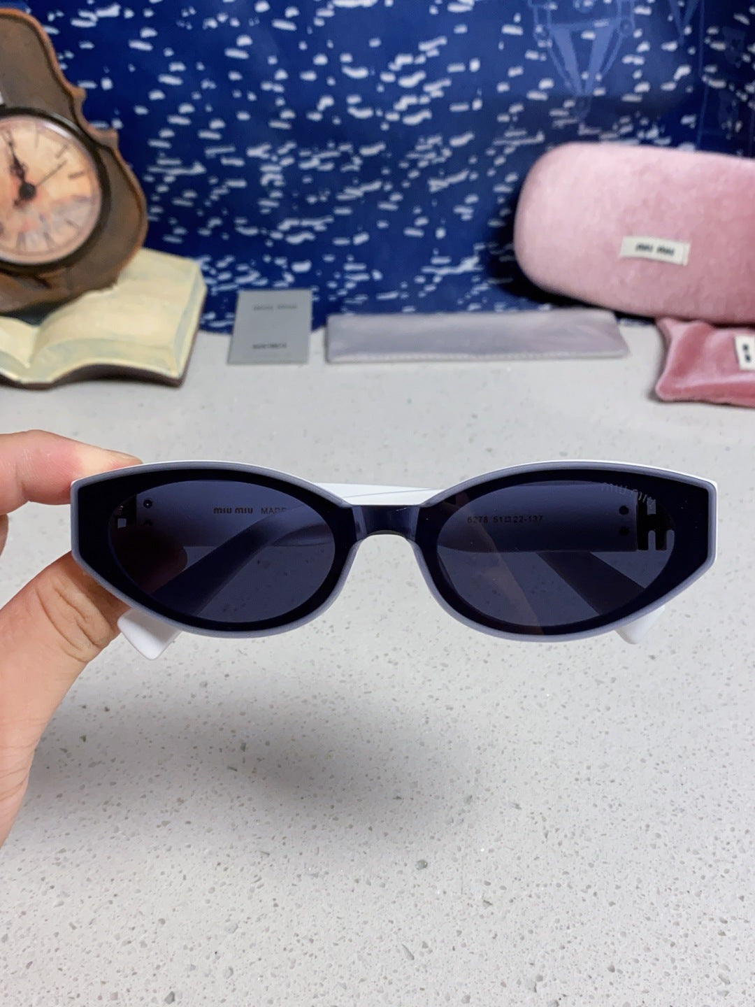 MIUMIU 26S CAT EYE FRAME IN ACETATE 445236