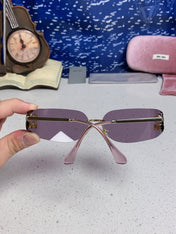 MIUMIU 26S SHIELD FRAME IN METAL 436117