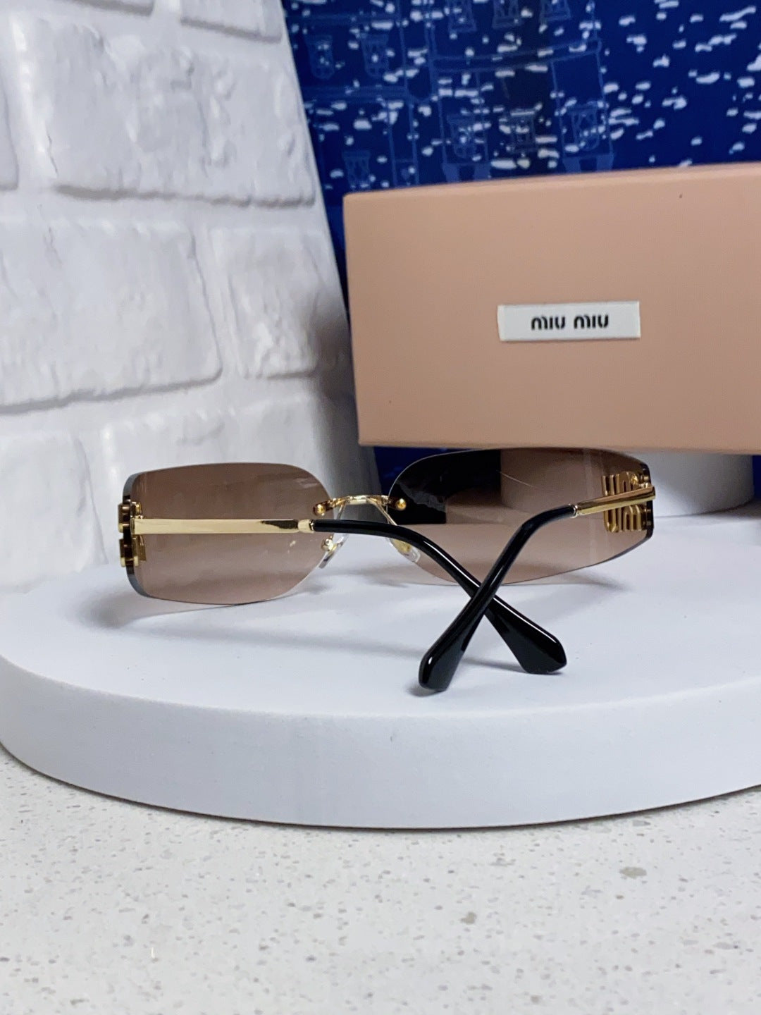 MIUMIU 26S SHIELD FRAME IN METAL 436118