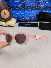 CHANEL 26S SLIM OVAL FRAME IN PINK ACETATE 404785