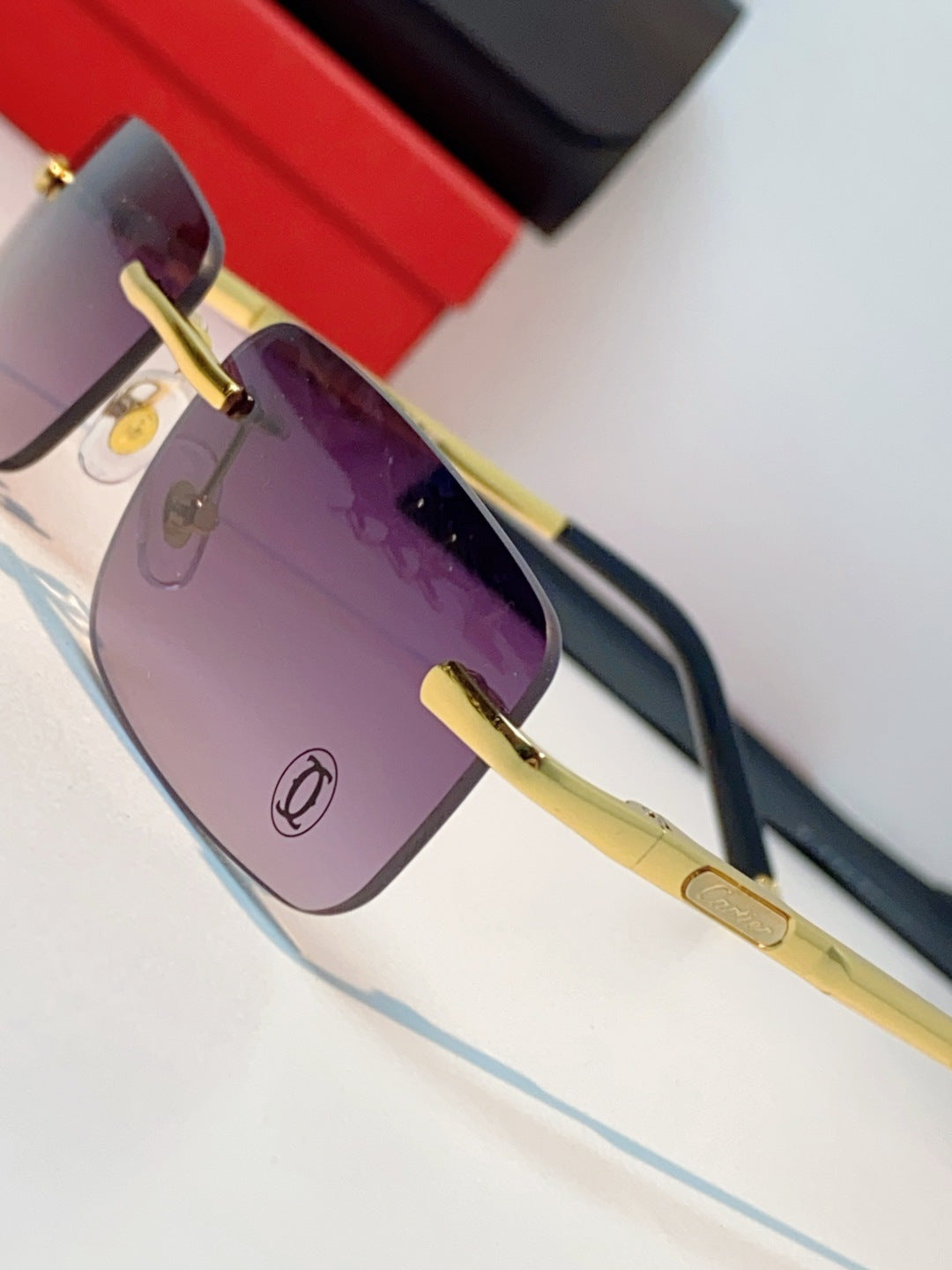 CARTIER 26S RECTANGULAR FRAME IN METAL 431049