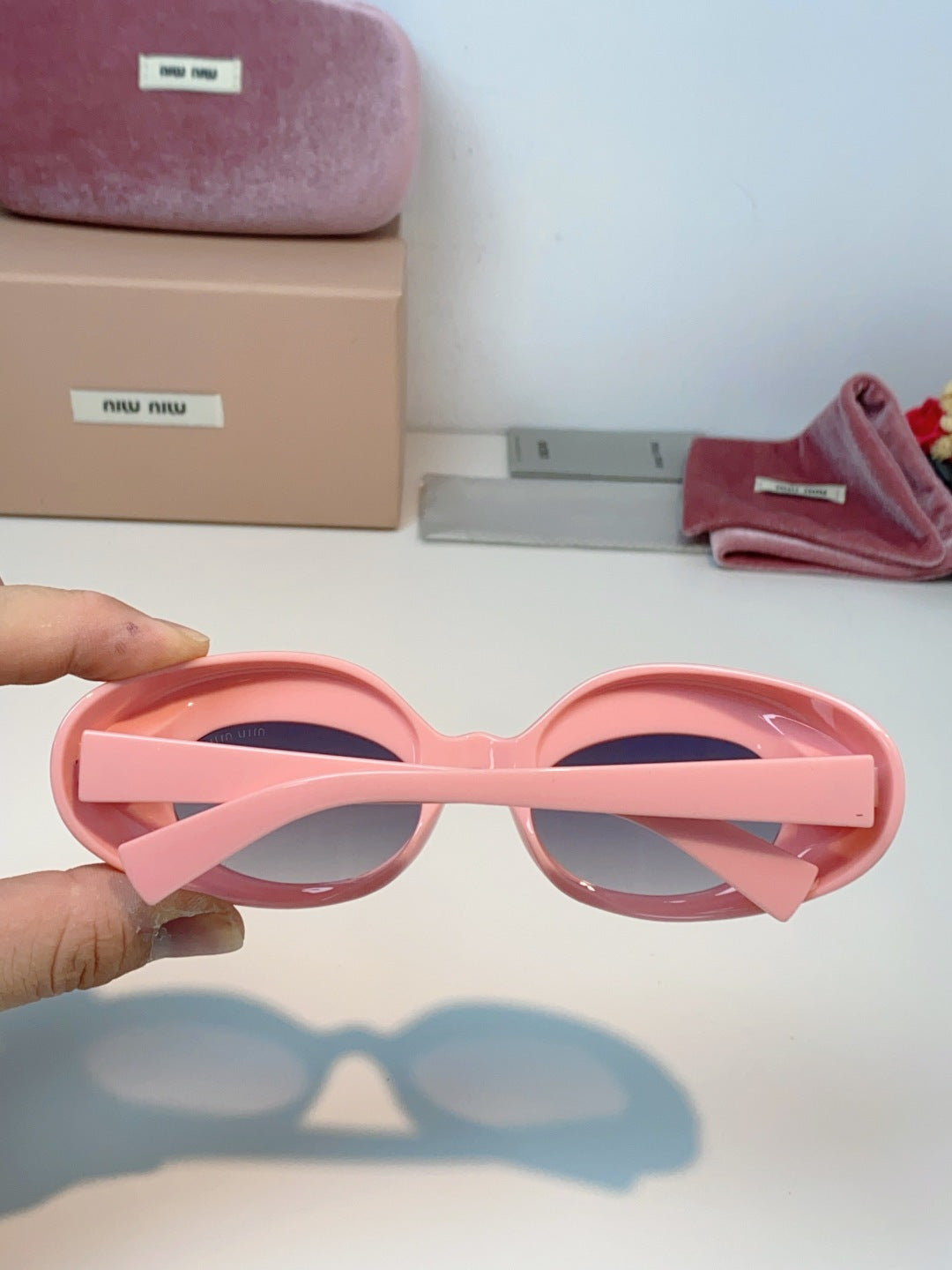 MIUMIU 26S BUTTERFLY FRAME IN ACETATE 424488