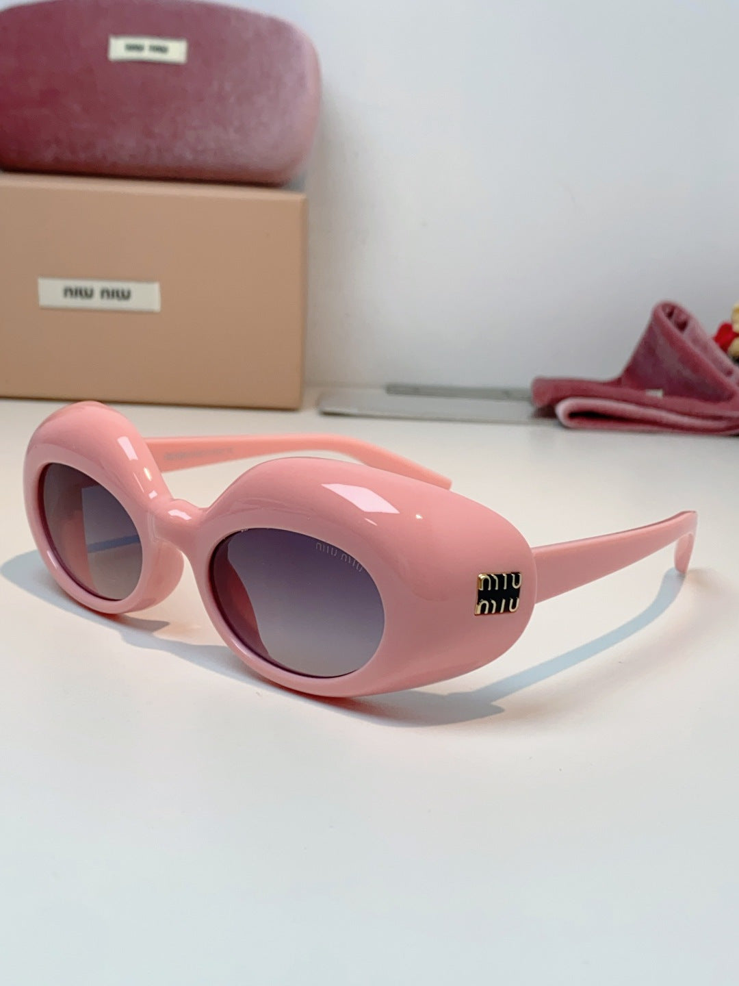 MIUMIU 26S BUTTERFLY FRAME IN ACETATE 424488