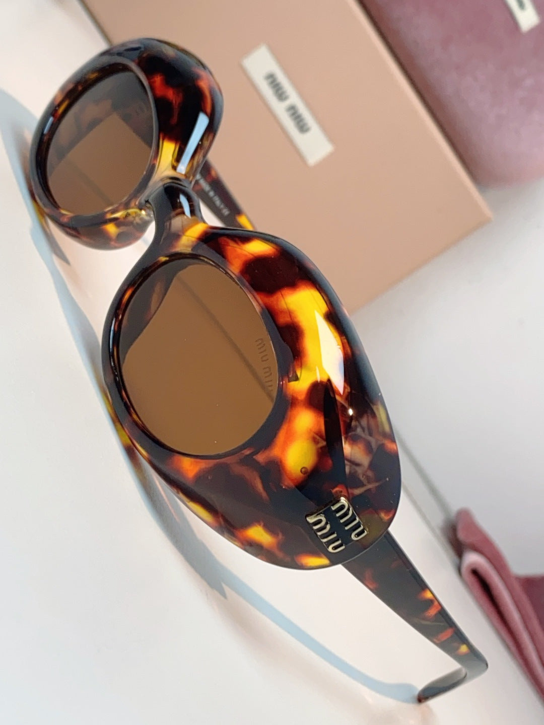 MIUMIU 26S BUTTERFLY FRAME IN ACETATE 424490