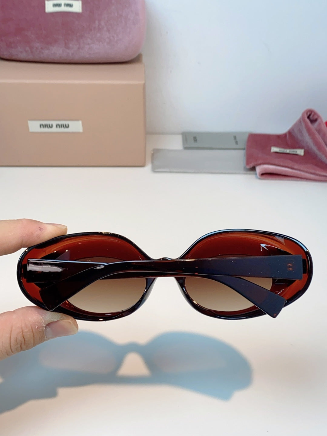 MIUMIU 26S BUTTERFLY FRAME IN ACETATE 424492