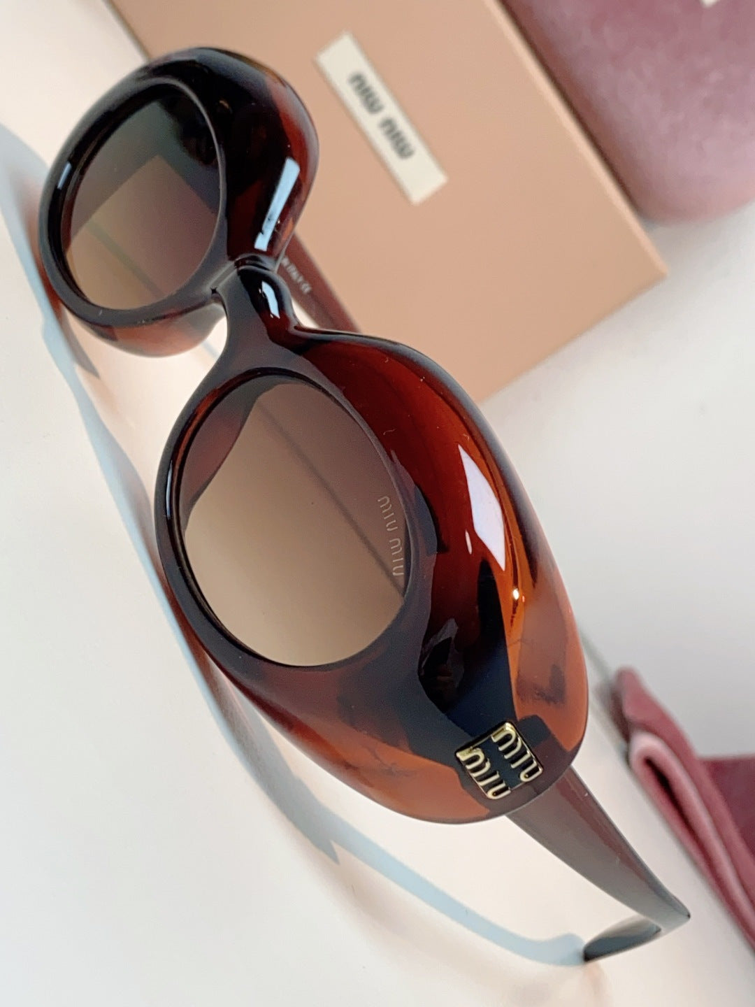 MIUMIU 26S BUTTERFLY FRAME IN ACETATE 424492