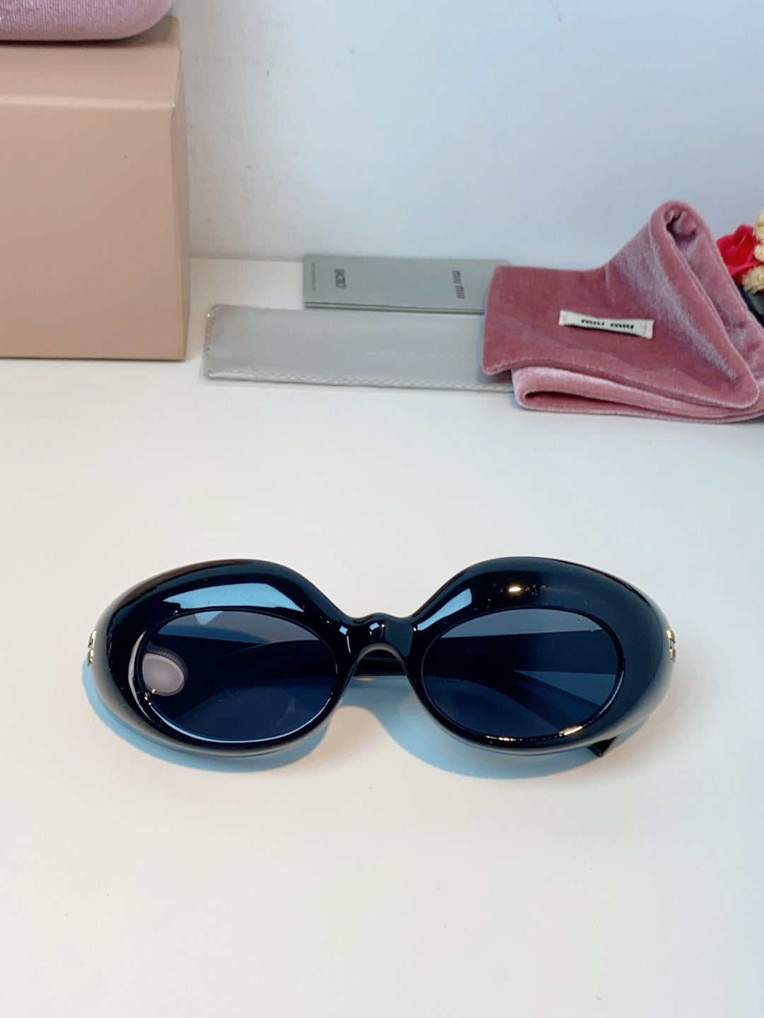 MIUMIU 26S BUTTERFLY FRAME IN ACETATE 424493