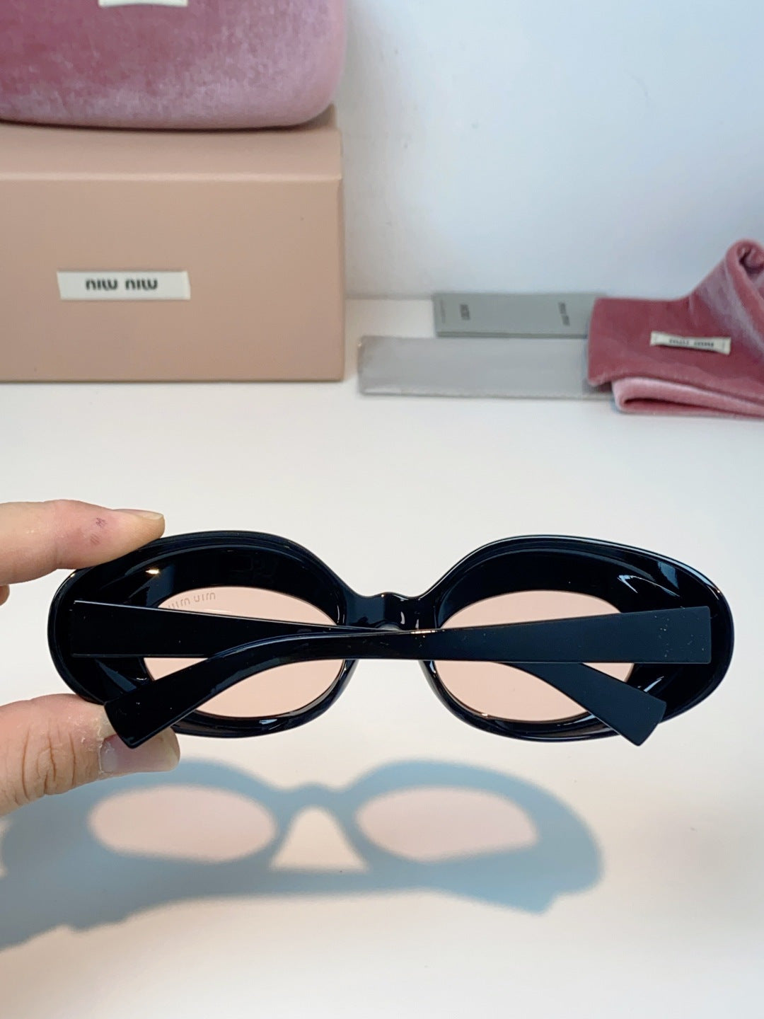 MIUMIU 26S BUTTERFLY FRAME IN ACETATE 424494