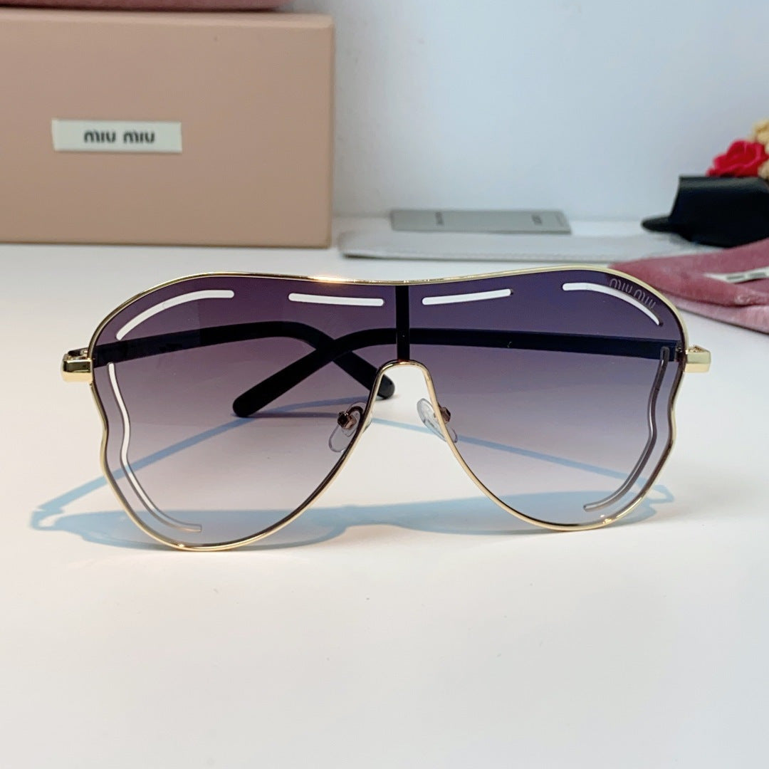 MIUMIU 26S SHIELD FRAME IN METAL 424497