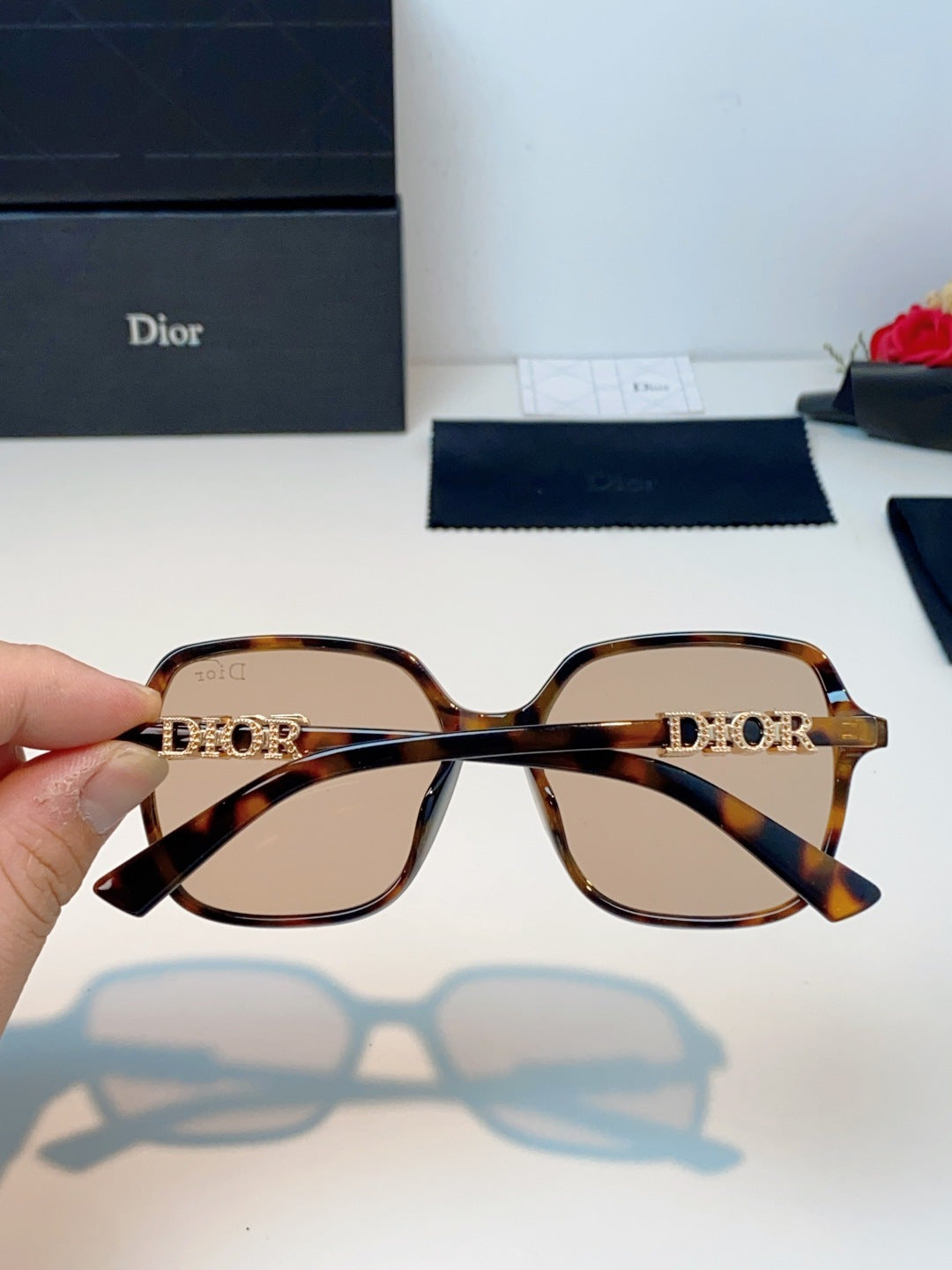DIOR 26S SQUARE FRAME IN ACETATE 396733