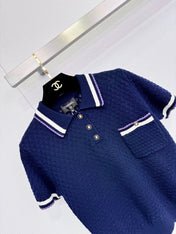 CHANEL 25S KNIT POLO SHIRT 581