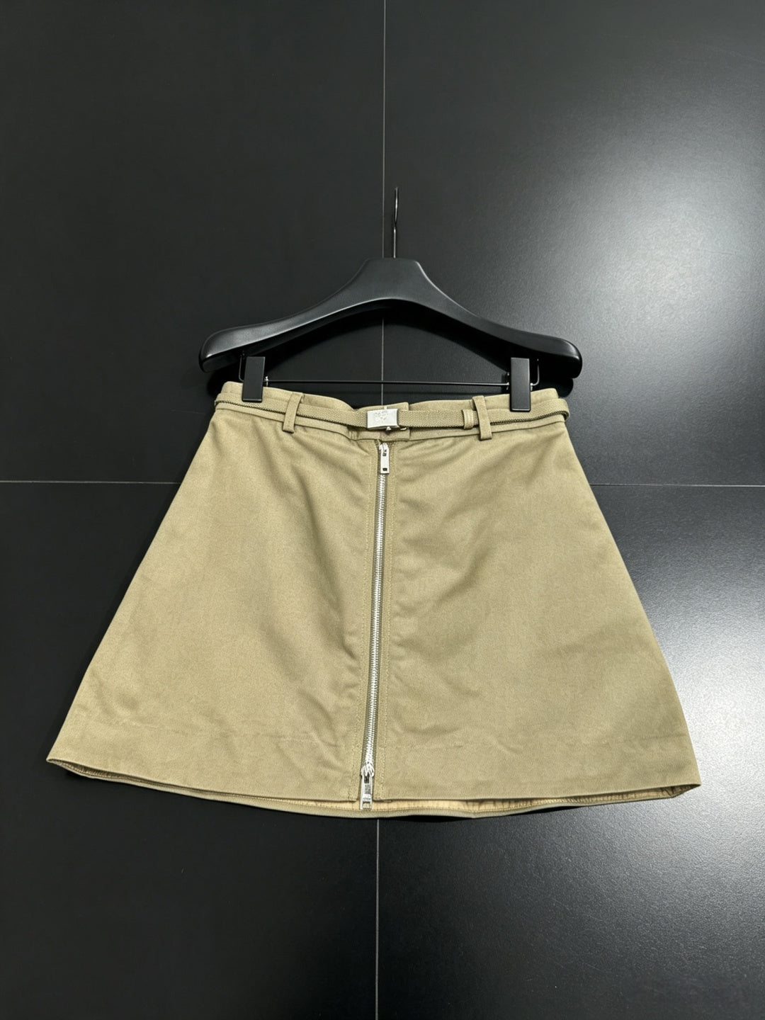 PRADA 26S BELTED A-LINE MINI SKIRT 1148