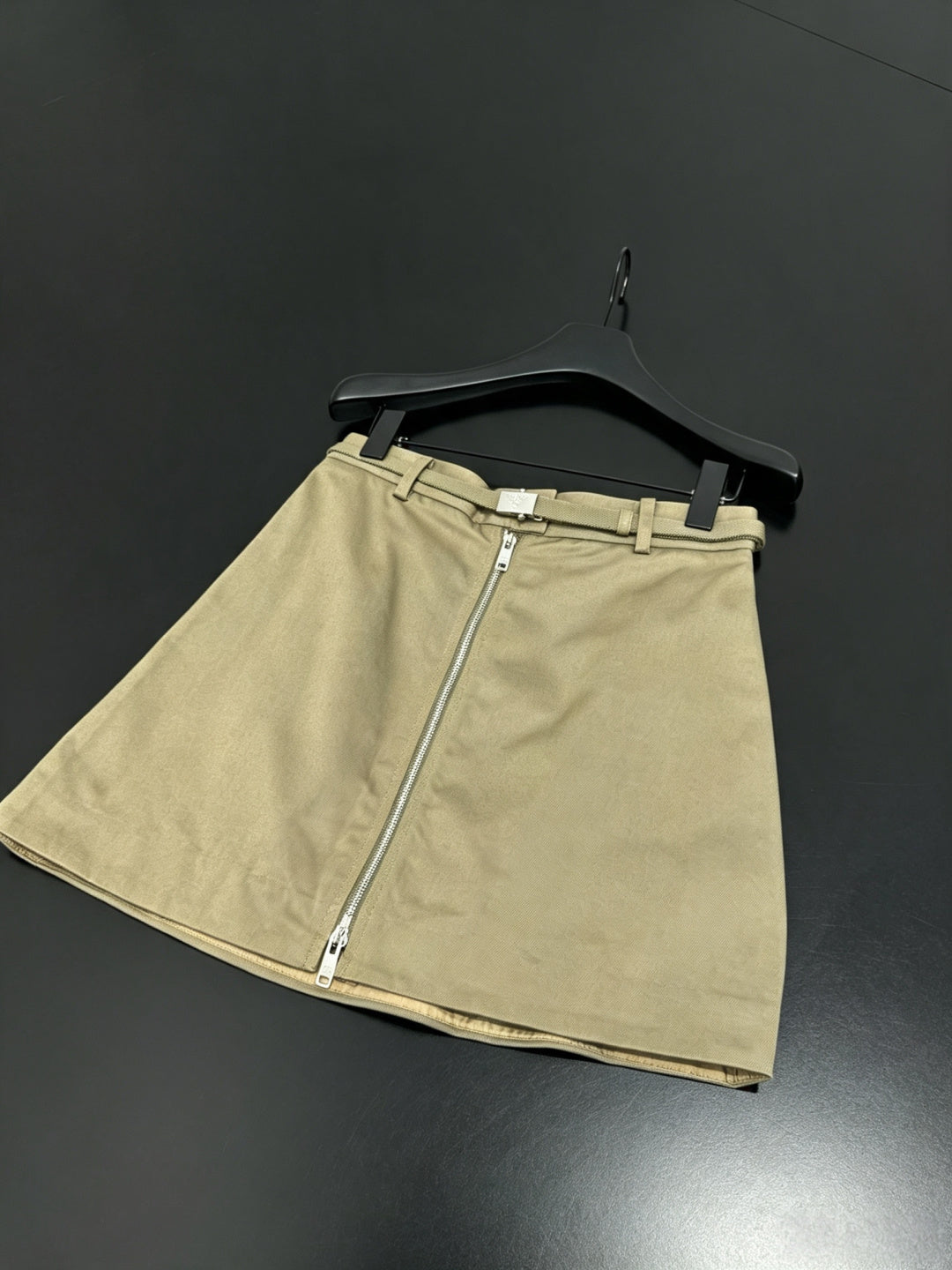 PRADA 26S BELTED A-LINE MINI SKIRT 1148