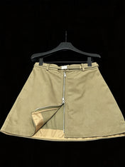 PRADA 26S BELTED A-LINE MINI SKIRT 1148