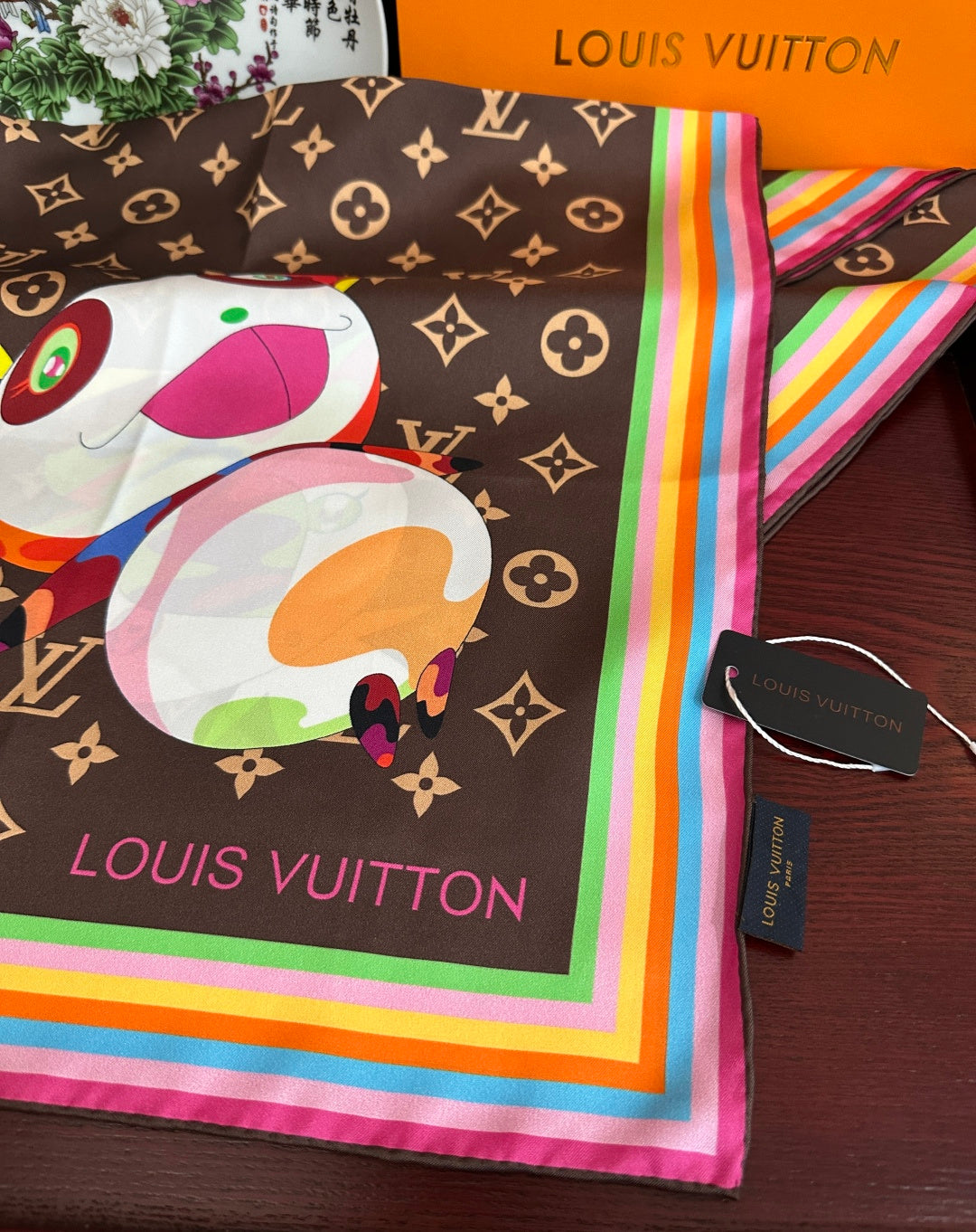 LV 26S SCARF 90 IN SILK 315091