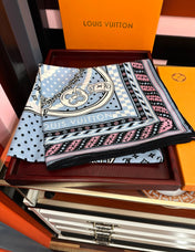 LV 26S SCARF 140 IN CASHMERE AND SILK 319898