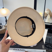 MIUMIU WIDE-BRIM BUCKET HAT WITH BOW STYLE 45