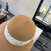 MIUMIU WIDE-BRIM BUCKET HAT WITH BOW STYLE 44