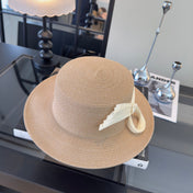CHANEL 26S STRAW BOATER HAT 335886