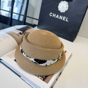CHANEL 26S BOATER STRAW HAT 338053