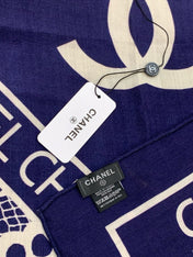 CHANEL 25S SCARF 135 CM IN CASHMERE AND SILK 943315
