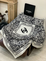 CHANEL 25S SCARF 135 CM IN CASHMERE AND SILK 943316