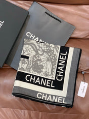 CHANEL 25S SCARF 135 CM IN CASHMERE AND SILK 943319