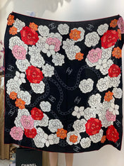 CHANEL 25S SCARF 140 CM IN CASHMERE SILK 943622