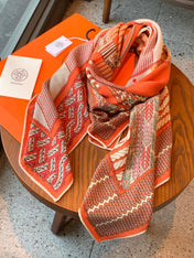 HERMES 25S SCARF 140 IN SILK 989535