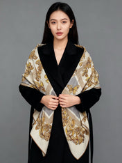 DIOR 26S SCARF 135CM IN CASHMERE SILK 126118