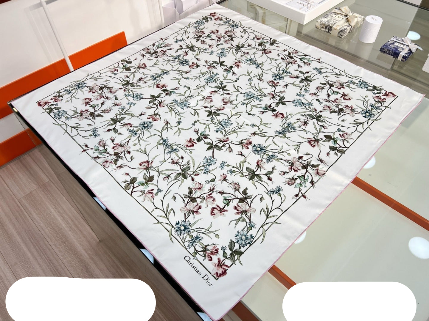 DIOR 26S SCARF 90CM IN SILK 274729
