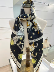 DIOR 26S SCARF 90CM IN SILK 274732