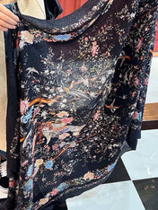 DIOR 26S SCARF 110CM IN WOOL & CASHMERE 300233