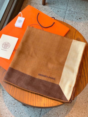 HERMES 26S SCARF 140 IN CASHMERE AND SILK 304241
