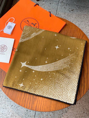 HERMES 26S SCARF 140 IN CASHMERE AND SILK 304679
