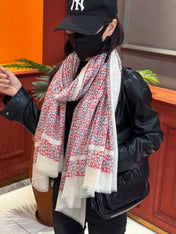 CHANEL 26S SCARF 200 IN CASHMERE AND SILK 306089