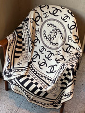 CHANEL 26S SCARF 135 IN CASHMERE AND SILK 309893