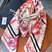 CHANEL 26S SCARF 135 IN CASHMERE AND SILK 309894